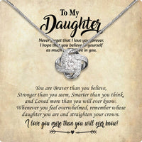 Thumbnail for To My Daughter Necklace With Personalized Message Card