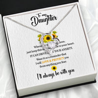 Thumbnail for To My Daughter Necklace From Mom With Heartfelt Message Card, Jewelry For Daughter, Daughter Gift From Mom On Birthday, Wedding, Christmas, Graduation