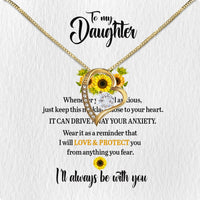 Thumbnail for To My Daughter Necklace From Mom With Heartfelt Message Card, Jewelry For Daughter, Daughter Gift From Mom On Birthday, Wedding, Christmas, Graduation