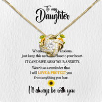 Thumbnail for To My Daughter Necklace From Mom With Heartfelt Message Card, Jewelry For Daughter, Daughter Gift From Mom On Birthday, Wedding, Christmas, Graduation