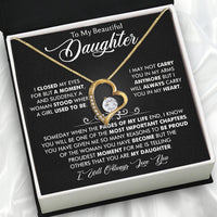 Thumbnail for To My Daughter Necklace With Personalized Message Card