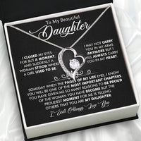 Thumbnail for To My Daughter Necklace With Personalized Message Card