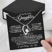 Thumbnail for To My Daughter Necklace With Personalized Message Card