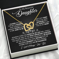 Thumbnail for To My Daughter Necklace With Personalized Message Card