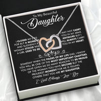 Thumbnail for To My Daughter Necklace With Personalized Message Card