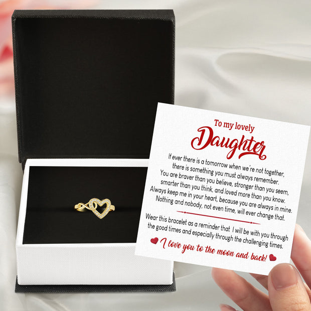 Daughter Ring Infinity Heart from Mom: A Beautiful Reminder of Your Love