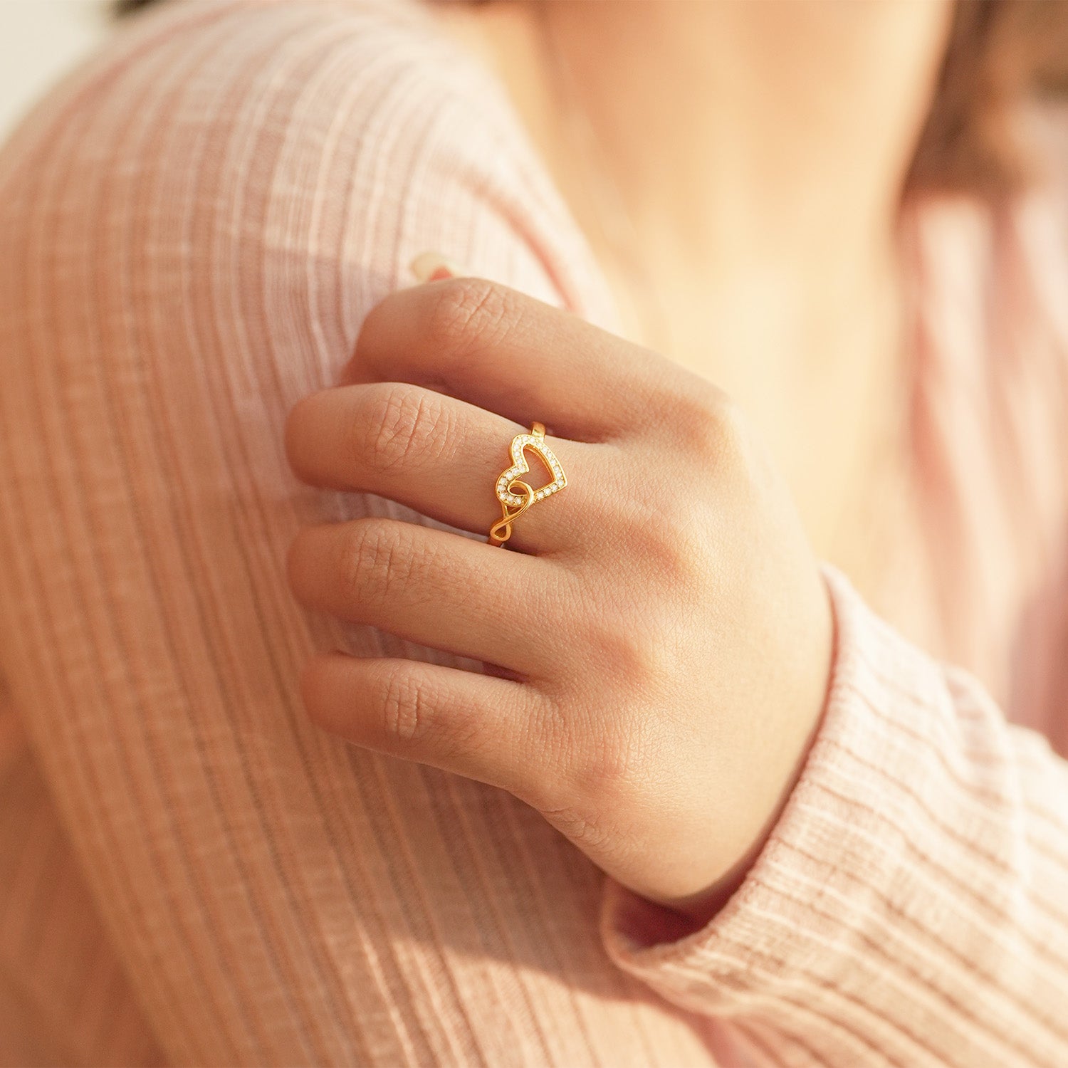 Daughter Ring Infinity Heart from Mom: A Beautiful Reminder of Your Love