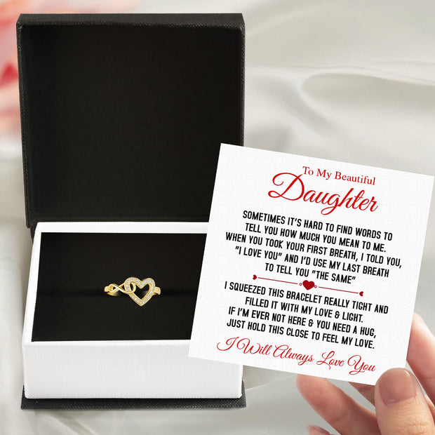 Daughter Ring Infinity Heart from Mom: A Beautiful Reminder of Your Love
