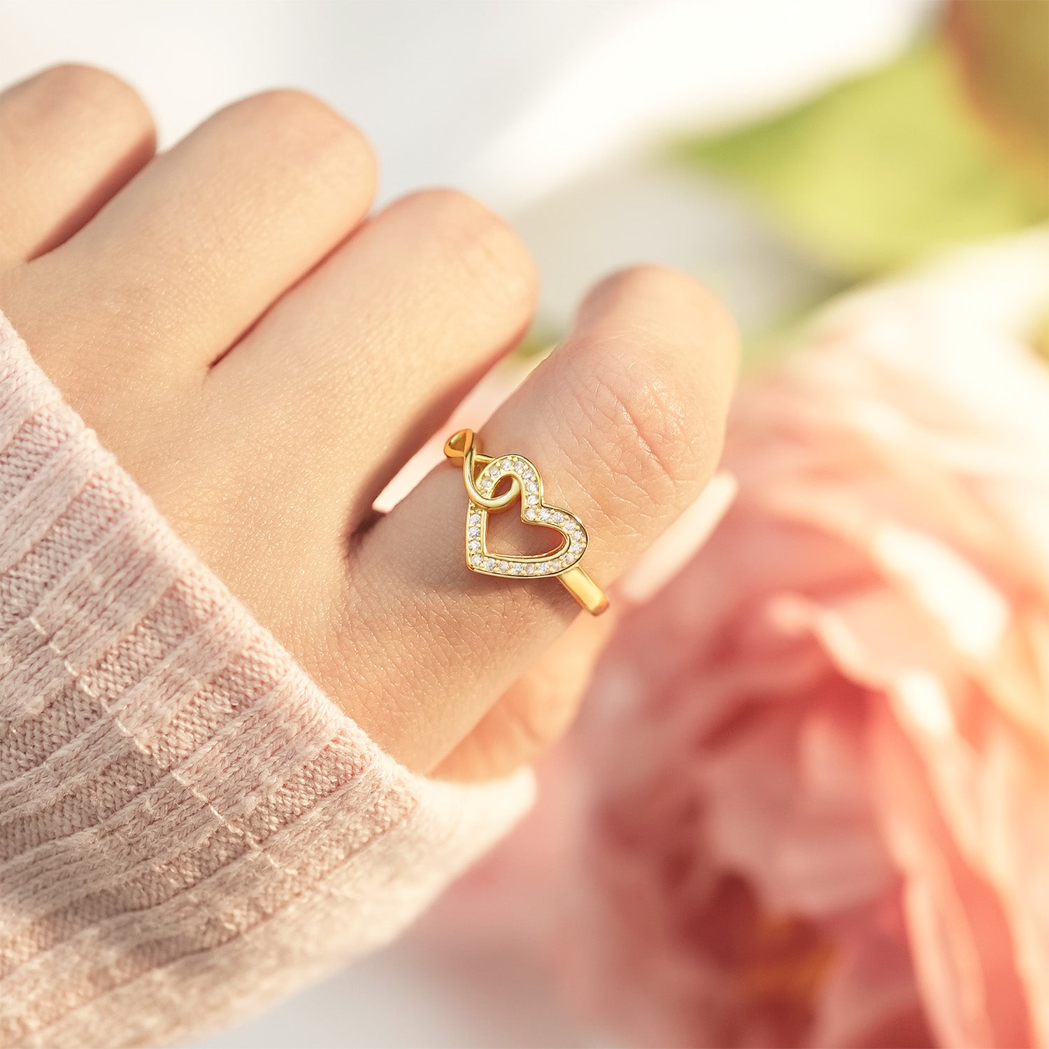 Daughter Ring Infinity Heart from Mom: A Beautiful Reminder of Your Love