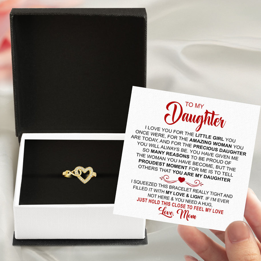 Daughter Ring Infinity Heart from Mom: A Beautiful Reminder of Your Love