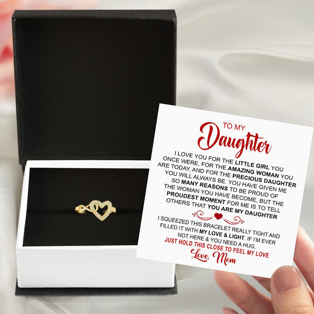 Daughter Ring Infinity Heart from Mom: A Beautiful Reminder of Your Love
