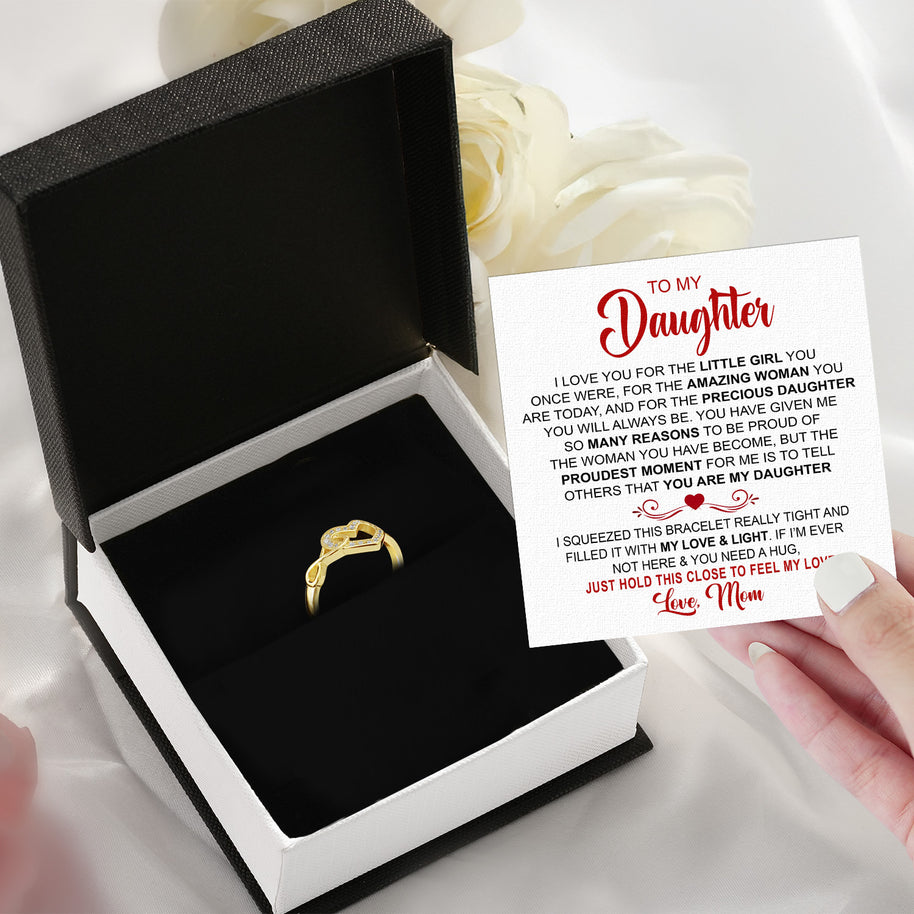 Daughter Ring Infinity Heart from Mom: A Beautiful Reminder of Your Love