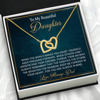 Thumbnail for Daughter Necklace from Dad: A Piece of Your Heart for Her