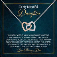 Thumbnail for Daughter Necklace from Dad: A Piece of Your Heart for Her