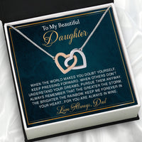 Thumbnail for Daughter Necklace from Dad: A Piece of Your Heart for Her