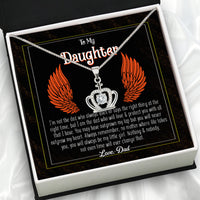 Thumbnail for Daughter Necklace from Dad: A Piece of Your Heart for Her