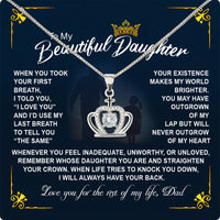 Thumbnail for Daughter Necklace from Dad: A Piece of Your Heart for Her