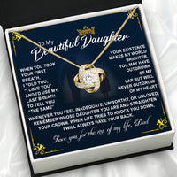 Thumbnail for Daughter Necklace from Dad: A Piece of Your Heart for Her