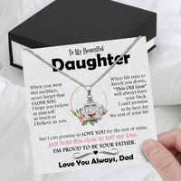 Thumbnail for Daughter Necklace from Dad: A Piece of Your Heart for Her