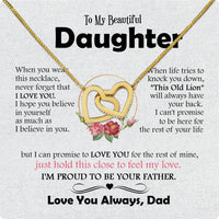 Thumbnail for Daughter Necklace from Dad: A Piece of Your Heart for Her