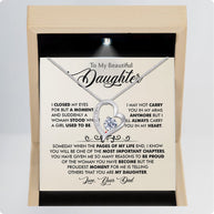 To My Daughter Necklace From Dad With Message Card - Most Important Chapter Gift