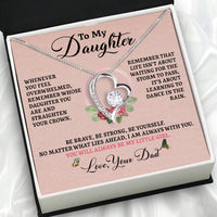 Thumbnail for Daughter Necklace from Dad: A Piece of Your Heart for Her