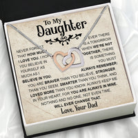 Thumbnail for Daughter Necklace from Dad: A Piece of Your Heart for Her