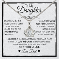 Thumbnail for Daughter Necklace from Dad: A Piece of Your Heart for Her