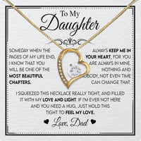 Thumbnail for Daughter Necklace from Dad: A Piece of Your Heart for Her