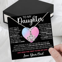 Thumbnail for Daughter Necklace from Dad: A Piece of Your Heart for Her