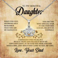 Thumbnail for Daughter Necklace from Dad: A Piece of Your Heart for Her