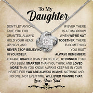Daughter Necklace from Dad: A Piece of Your Heart for Her