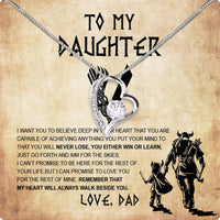 Thumbnail for Daughter Necklace from Dad: A Piece of Your Heart for Her