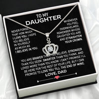 Thumbnail for Daughter Necklace from Dad: A Piece of Your Heart for Her