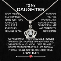 Thumbnail for Daughter Necklace from Dad: A Piece of Your Heart for Her