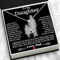 Thumbnail for Daughter Necklace from Dad: A Piece of Your Heart for Her