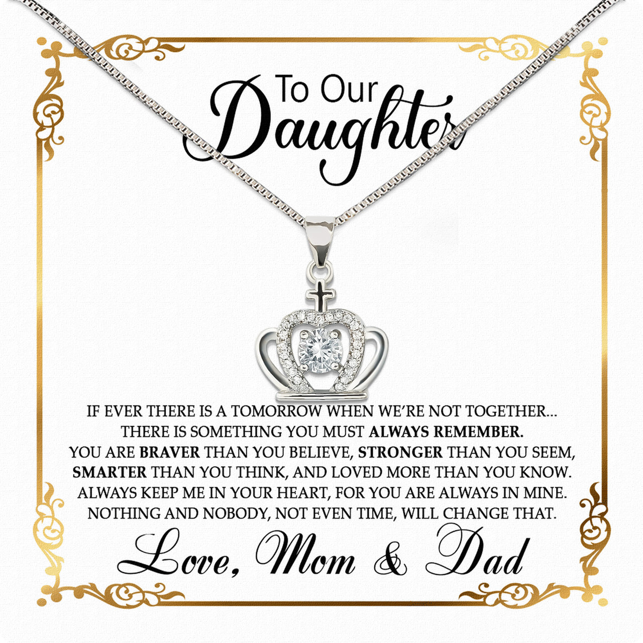 Daughter Necklace from Mom and Dad: A Timeless Symbol of Love and Pride