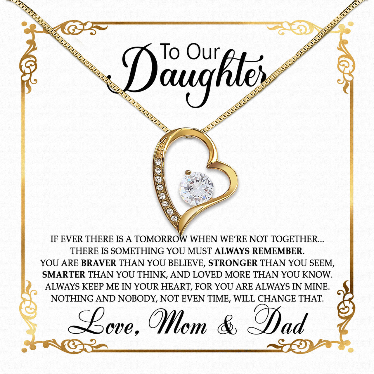 Daughter Necklace from Mom and Dad: A Timeless Symbol of Love and Pride