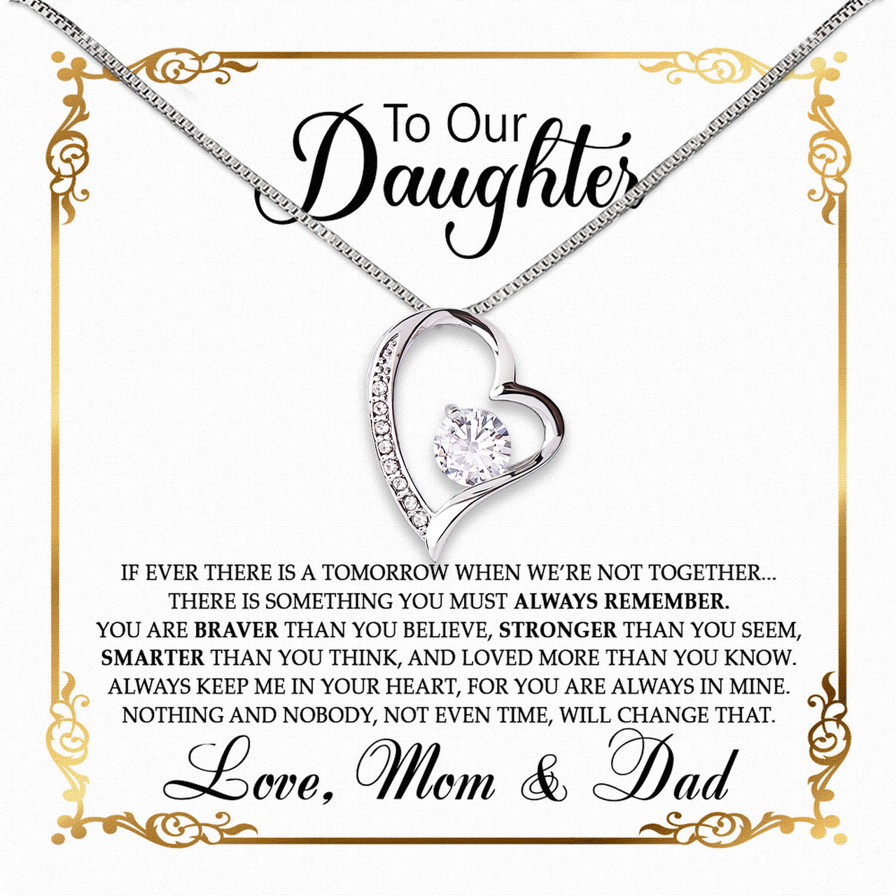 Daughter Necklace from Mom and Dad: A Timeless Symbol of Love and Pride