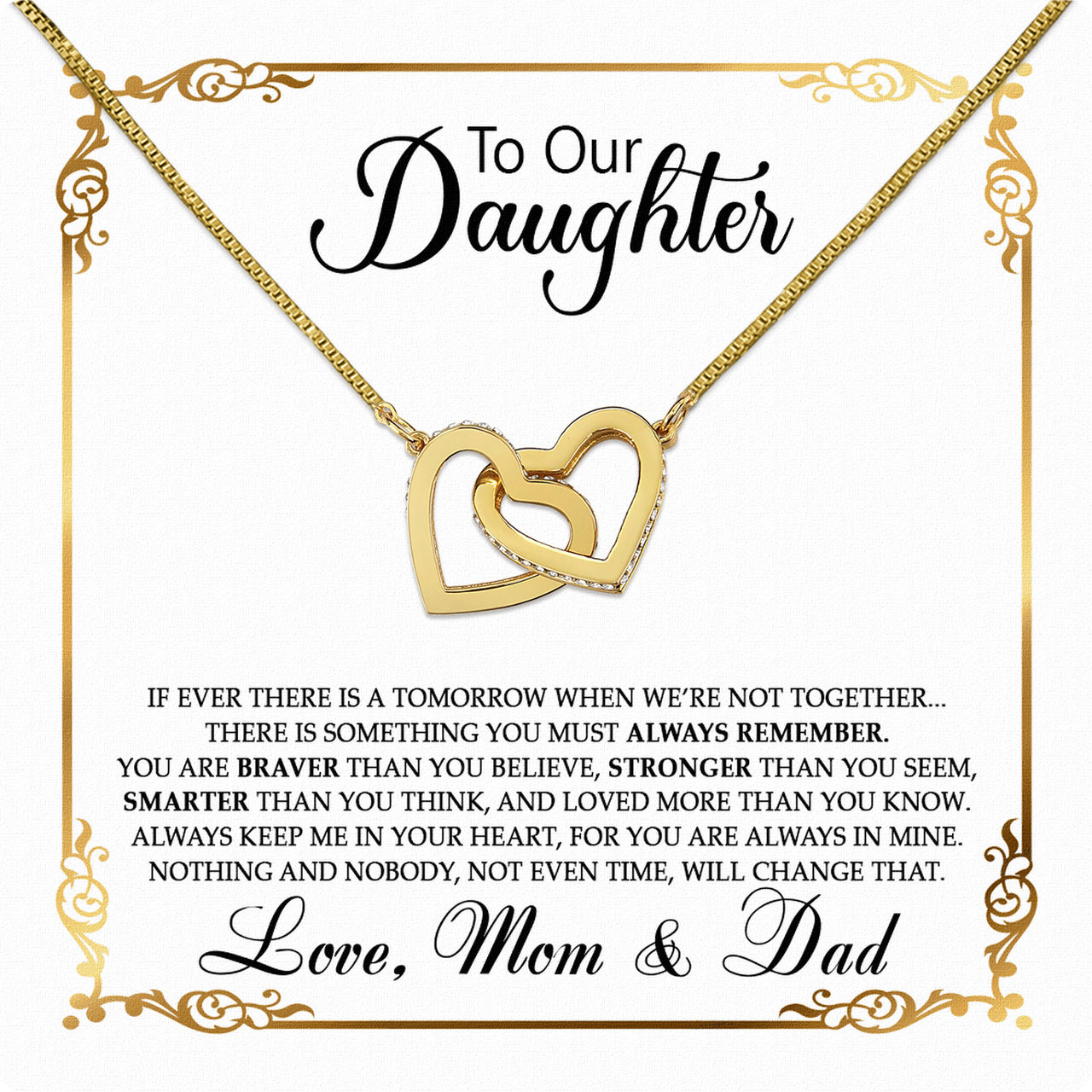 Daughter Necklace from Mom and Dad: A Timeless Symbol of Love and Pride