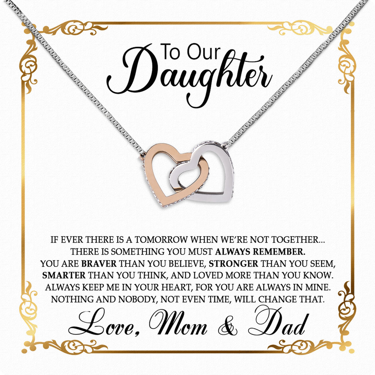 Daughter Necklace from Mom and Dad: A Timeless Symbol of Love and Pride