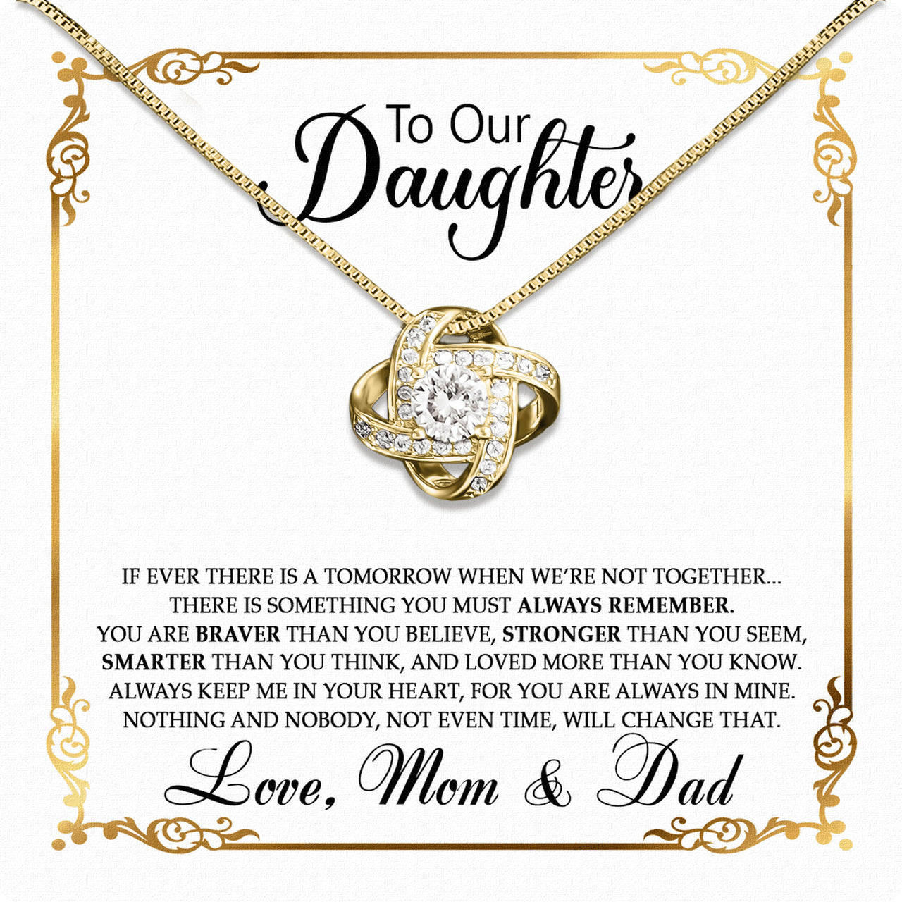 Daughter Necklace from Mom and Dad: A Timeless Symbol of Love and Pride