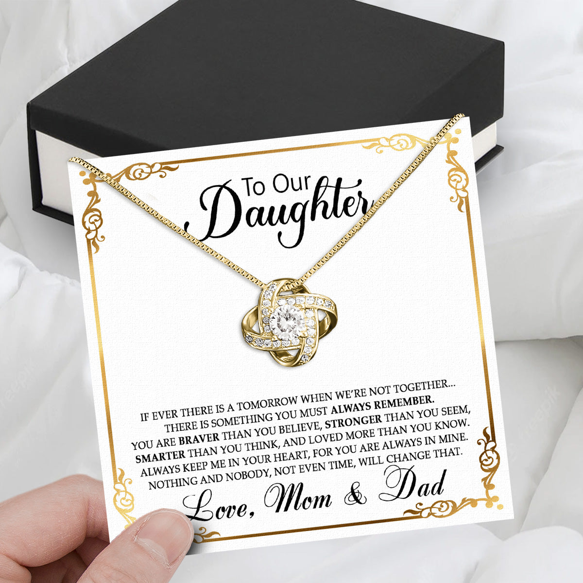 Daughter Necklace from Mom and Dad: A Timeless Symbol of Love and Pride