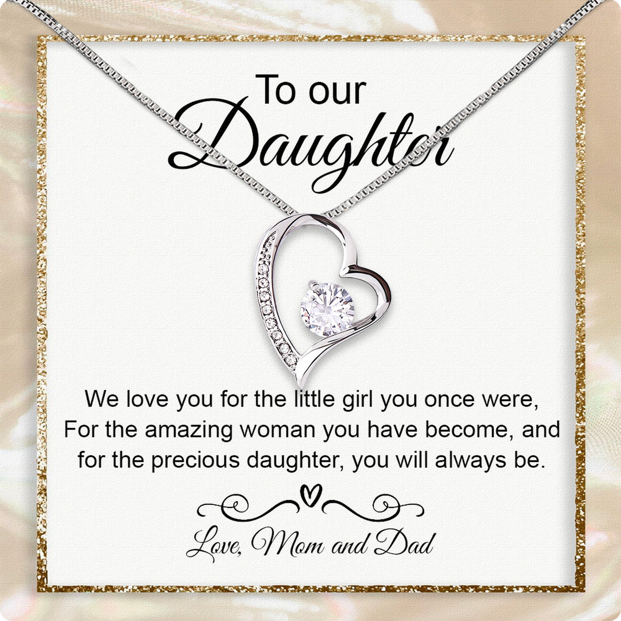 Daughter Necklace from Mom and Dad: A Timeless Symbol of Love and Pride