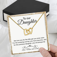 Thumbnail for Daughter Necklace from Mom and Dad: A Timeless Symbol of Love and Pride