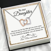 Thumbnail for Daughter Necklace from Mom and Dad: A Timeless Symbol of Love and Pride