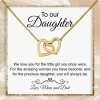 Thumbnail for Daughter Necklace from Mom and Dad: A Timeless Symbol of Love and Pride