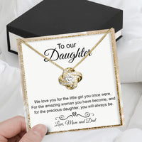 Thumbnail for Daughter Necklace from Mom and Dad: A Timeless Symbol of Love and Pride