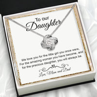 Thumbnail for Daughter Necklace from Mom and Dad: A Timeless Symbol of Love and Pride