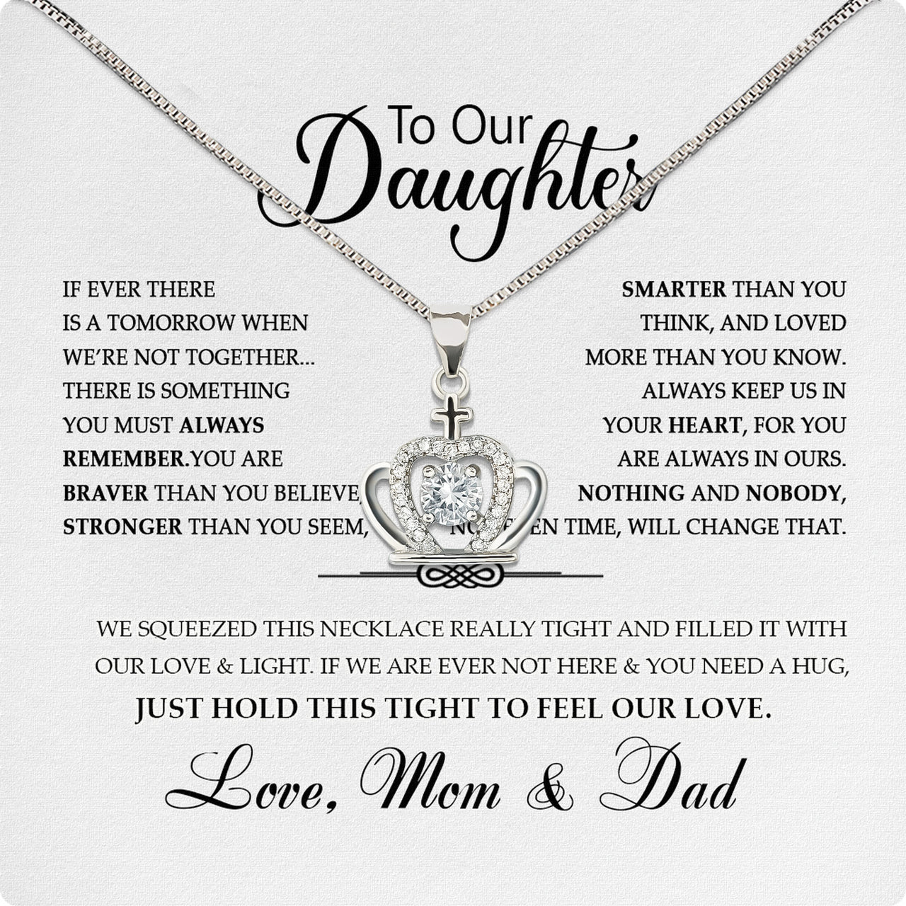 Daughter Necklace from Mom and Dad: A Timeless Symbol of Love and Pride